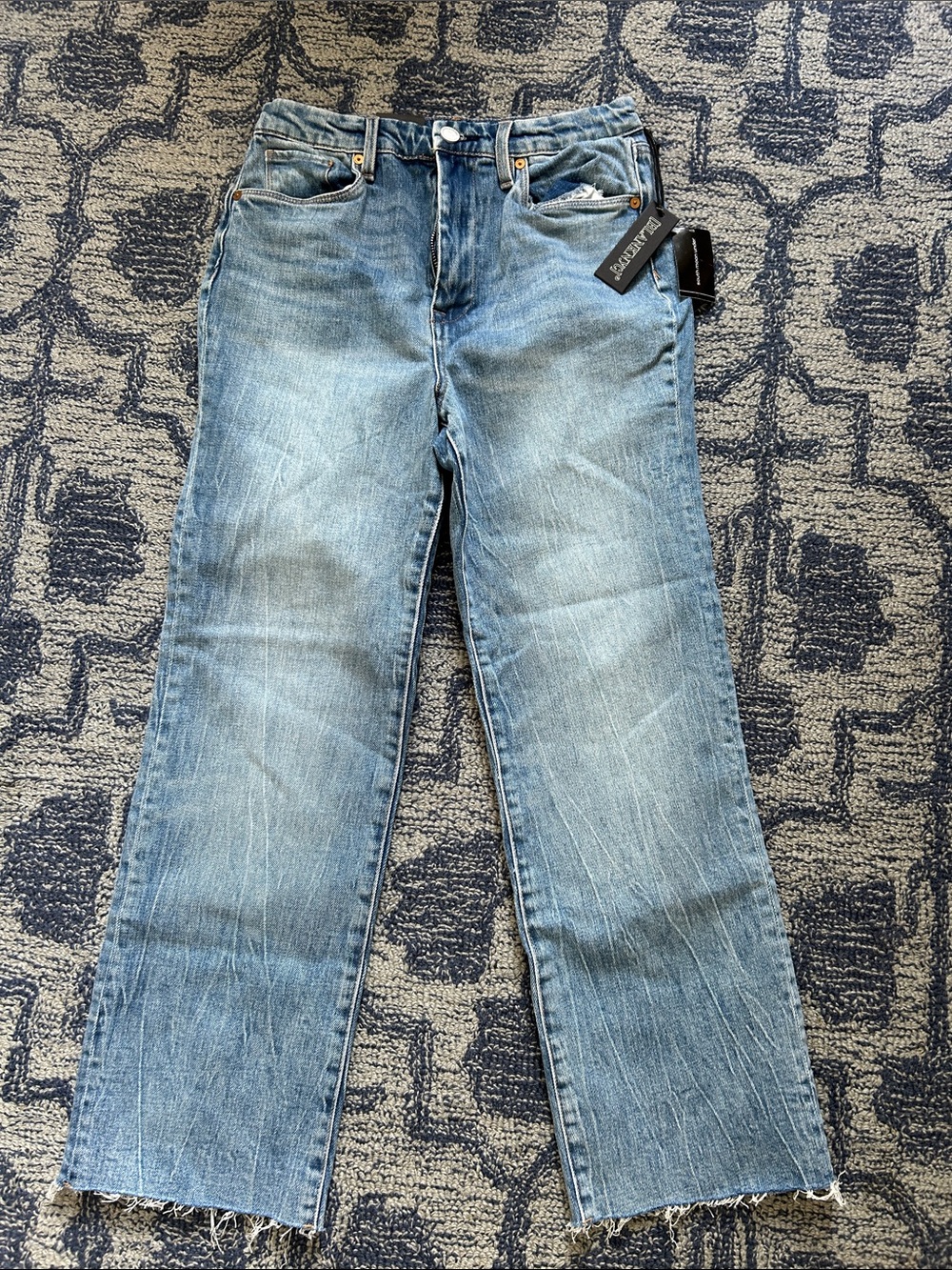 Blank NYC Light Blue Straight-Leg Women’s The Baxter Jeans
